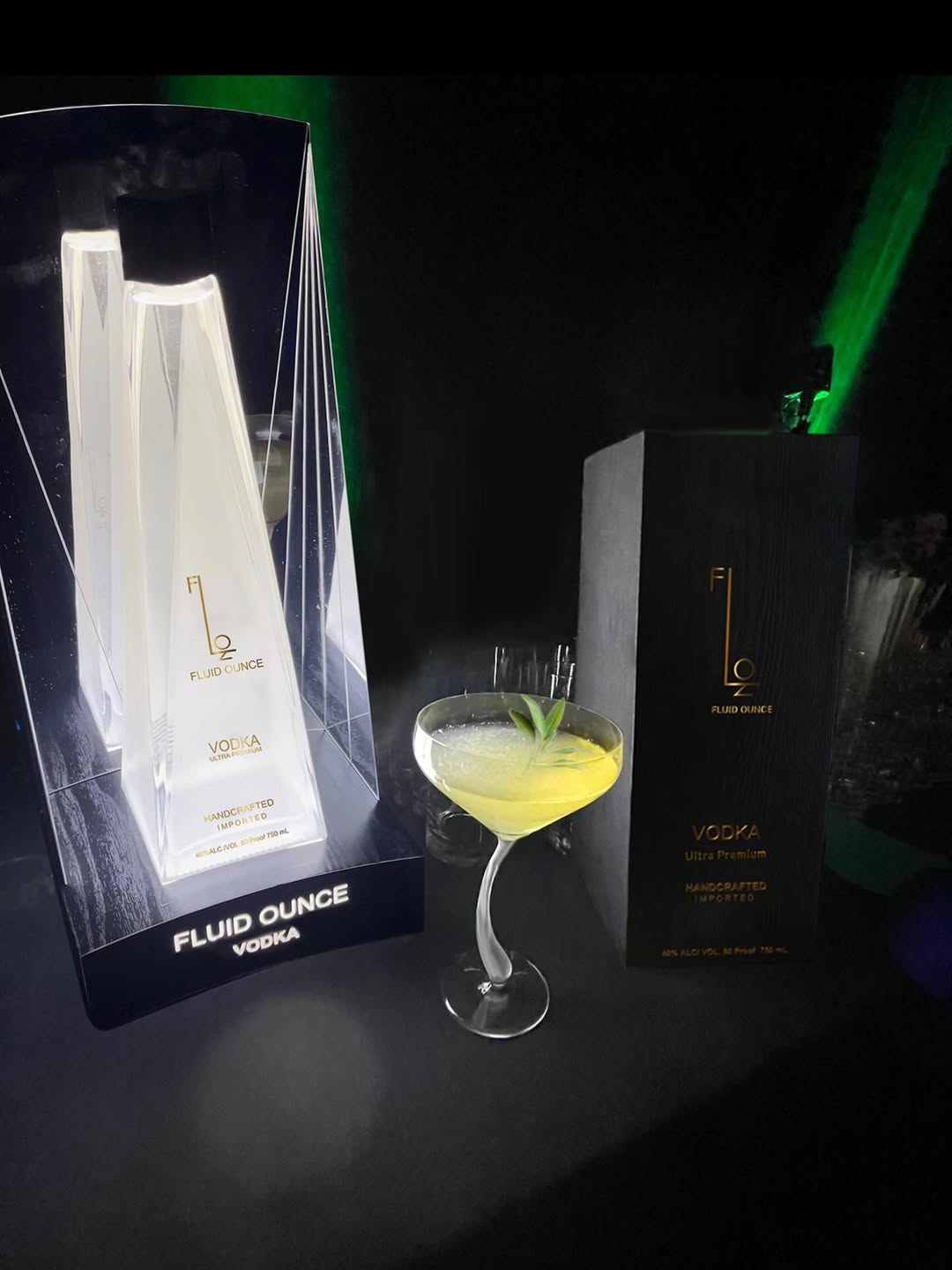 Fluid Ounce luxury bottle